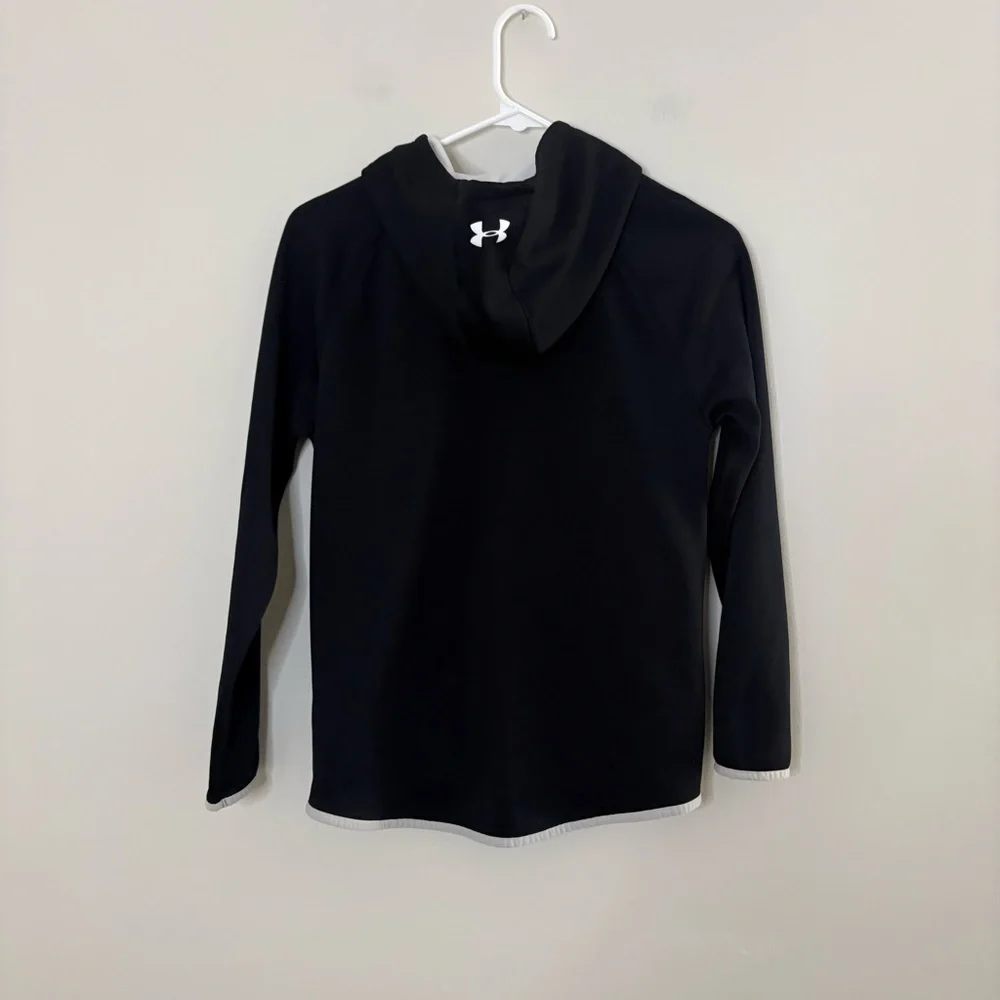 Under Armour Kids Boys XL Black Full-Zip Hoodie school fall sports